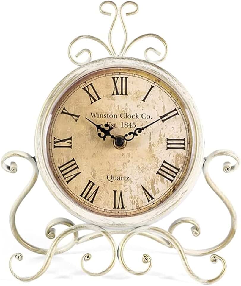 Amazon.co.uk white mantle clock