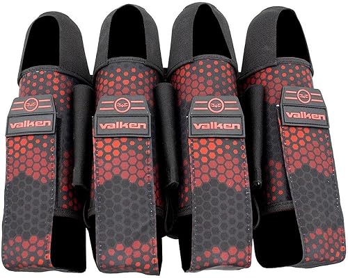 Valken Arnés Paintball Fate GFX 4+3 (Digi Tiger Red)
