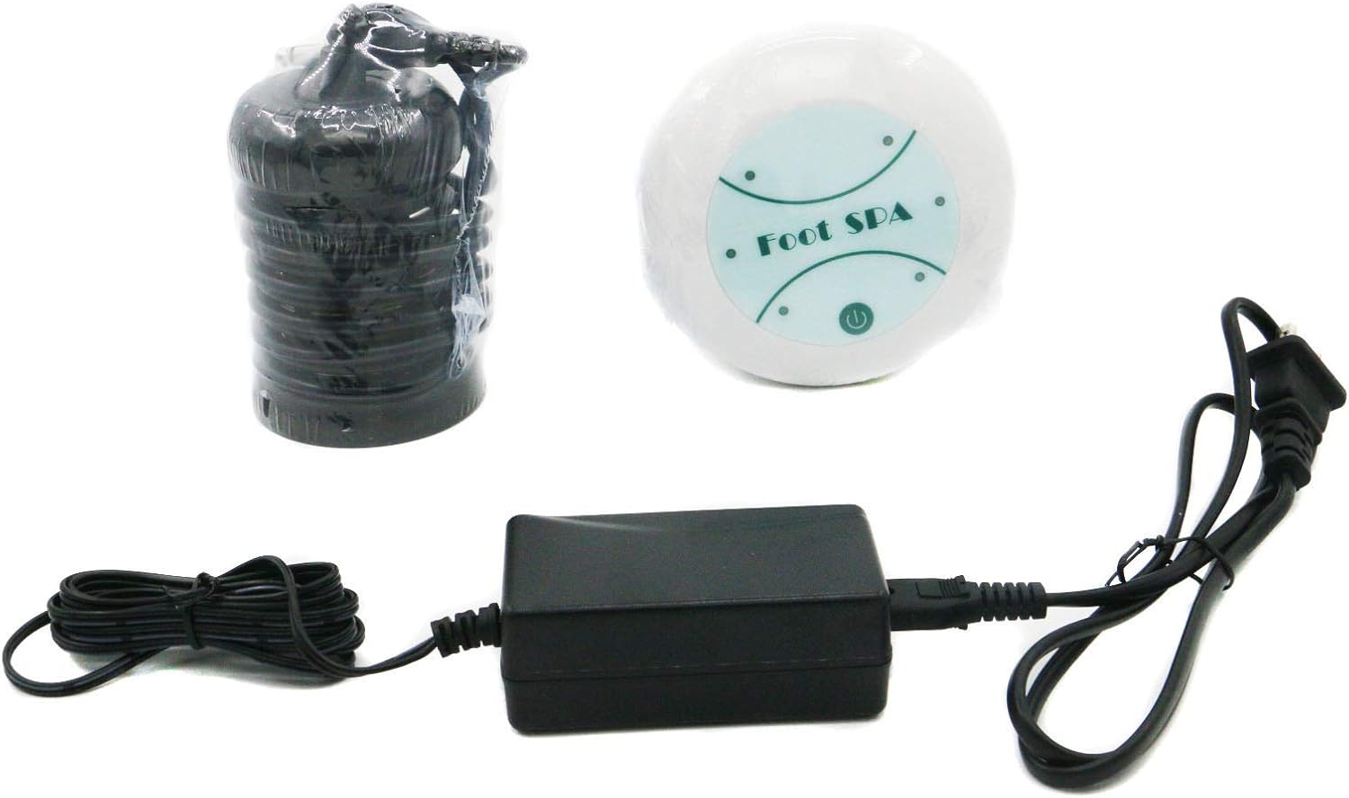 1 Set Mini Detox Machine Cell Machine Ionic Cleanse Ionic Detox Foot Spa Foot Bath Aqua Foot Bath Massage Detox Foot Bath 802FS with Black Array