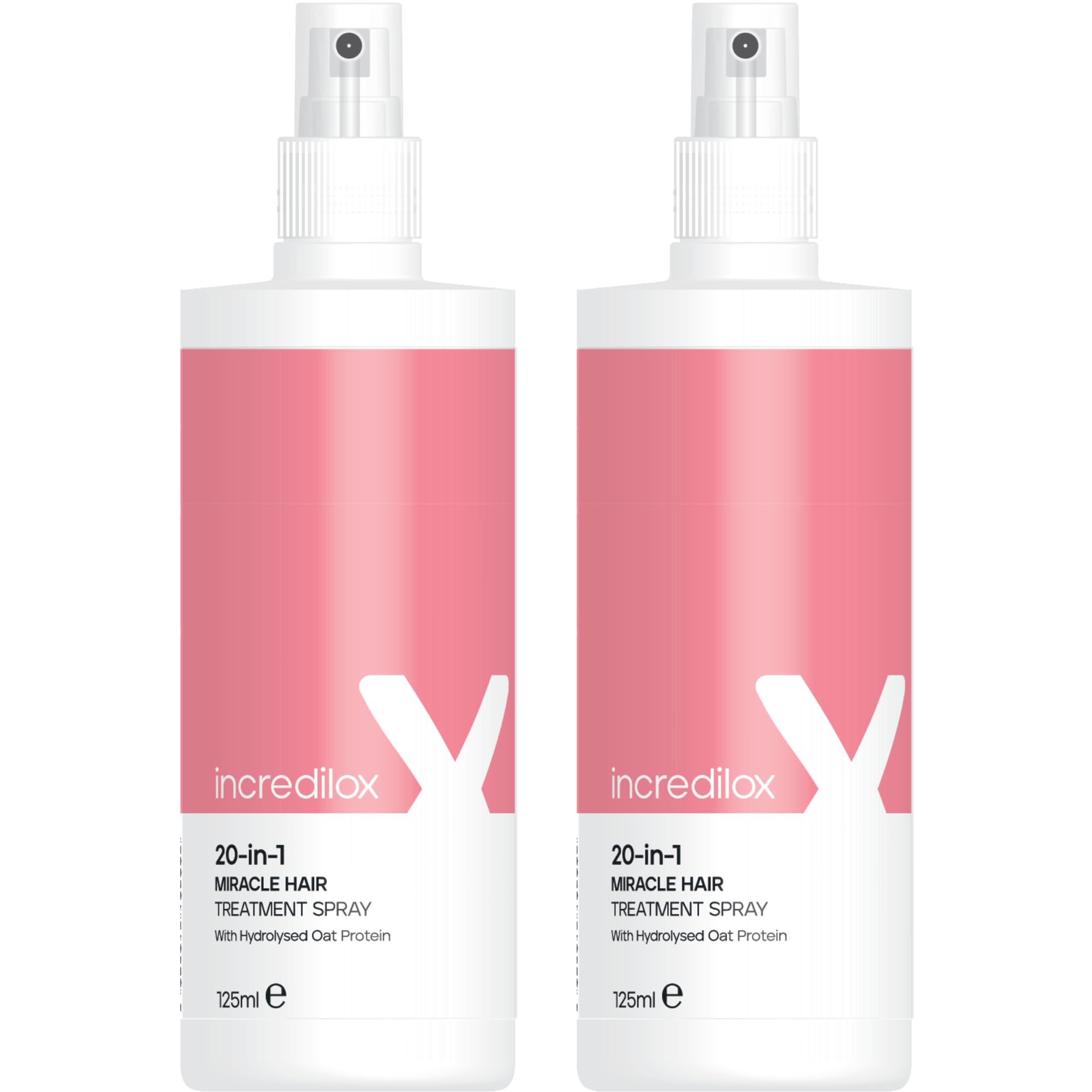 20-in-1 Miracle Hair Treatment Spray (2 x125ml)– Leave-In Conditioner for Dry, Damaged Hair – Hydrates, Nourishes & Detangles – Multi-Benefit Formula – All Hair Types – Salon Quality