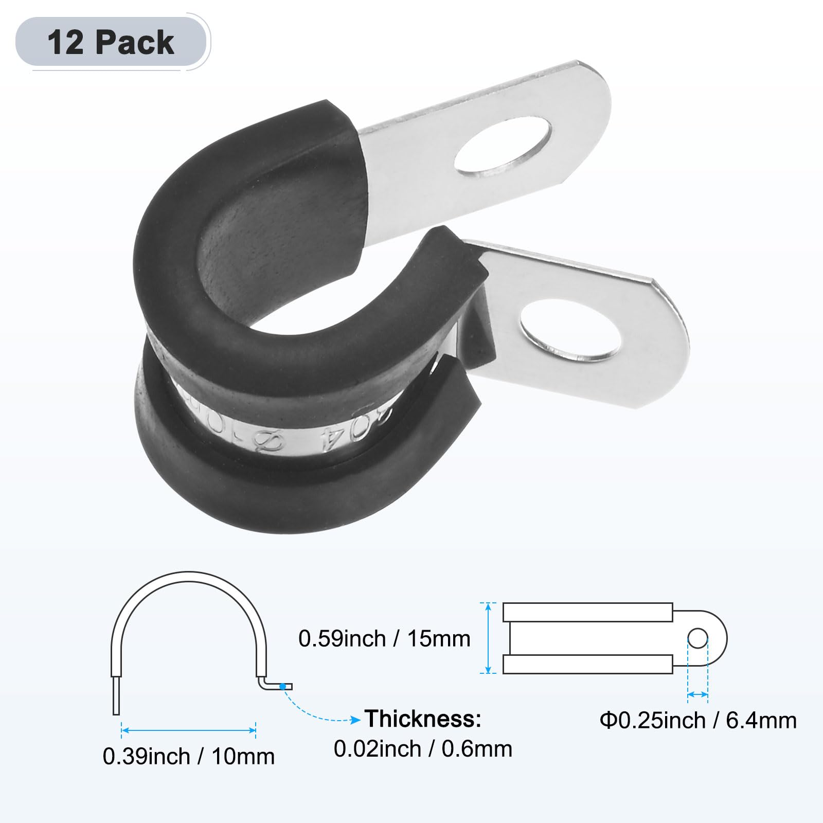 M METERXITY 12-Pack Cable Clamps - Image 3