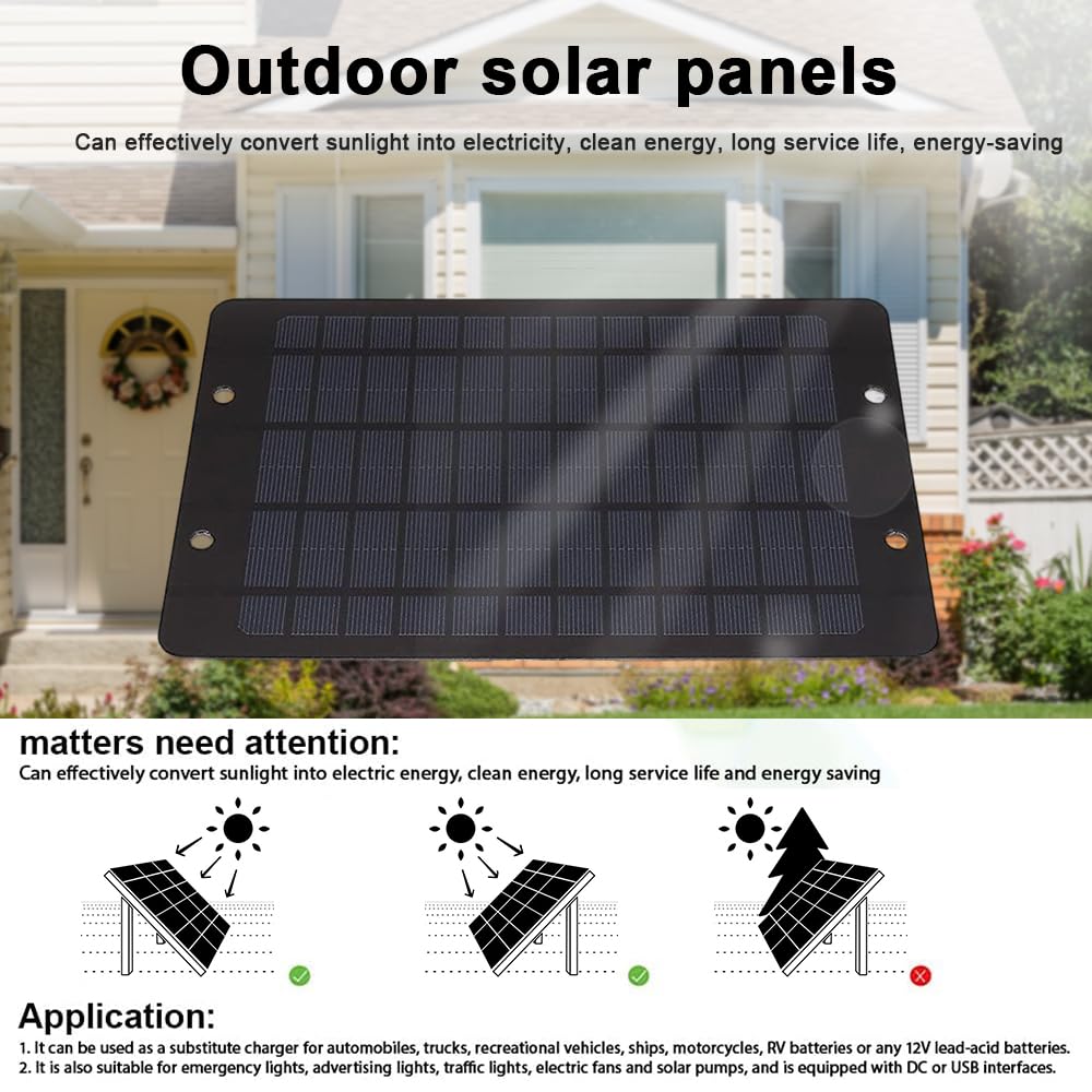 Kit Di Ventilatori a Pannello Solare,10 W Kit Ventola per Pannello Solare Con 2 Ventole Impermeabili, Ventilatore Di Scarico Solare, Kit Di Ventilatori Ad Energia Solare per Piccoli Pollai,Serre