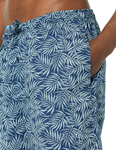 Image of Amazon Essentials Men's Cotton Poplin Straight-Fit Pajama Pants with Pockets, Elastic Waist, Drawstring