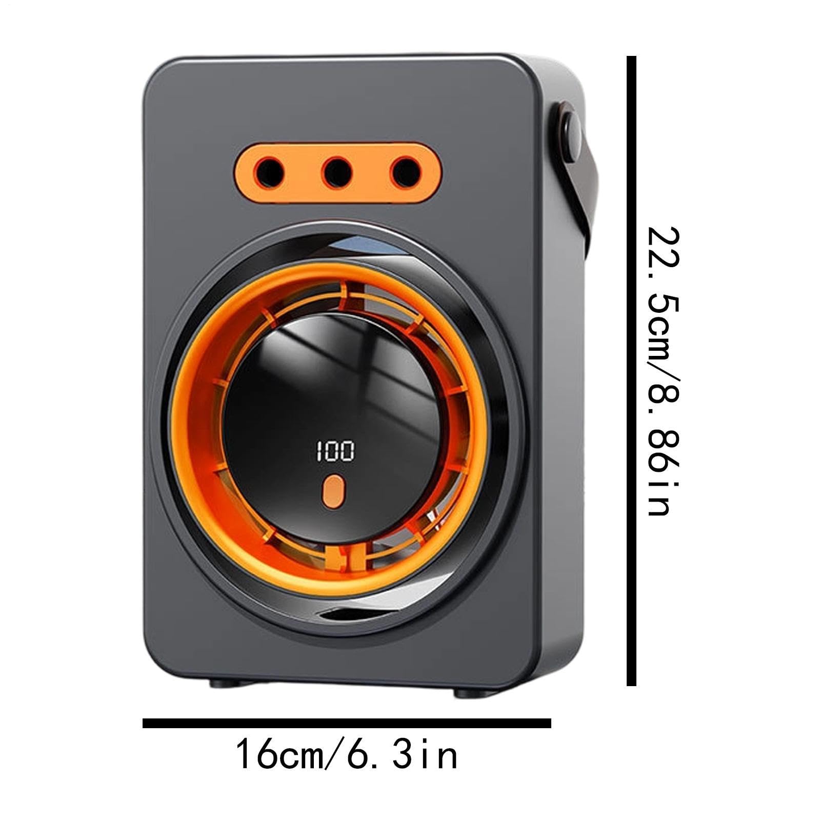 Ventilateur de table rechargeable multifonction – Ventilateur brumisateur de bureau – Pour intérieur ou extérieur, bureau, voyage, pêche, chantier, camping, voyage, voyage, voyage, plage, hommes