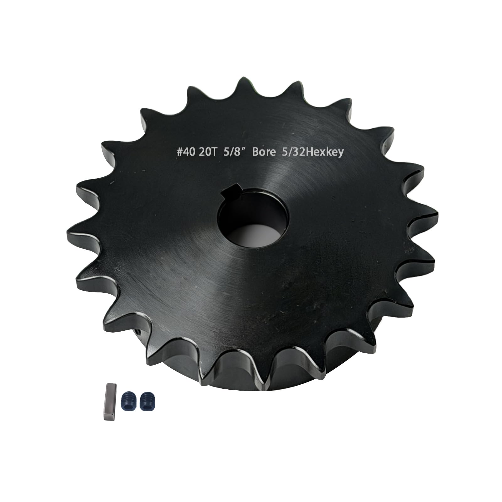 #40 Sprocket 21T 1" Bore Hardened Black Oxide — Amazon image 25