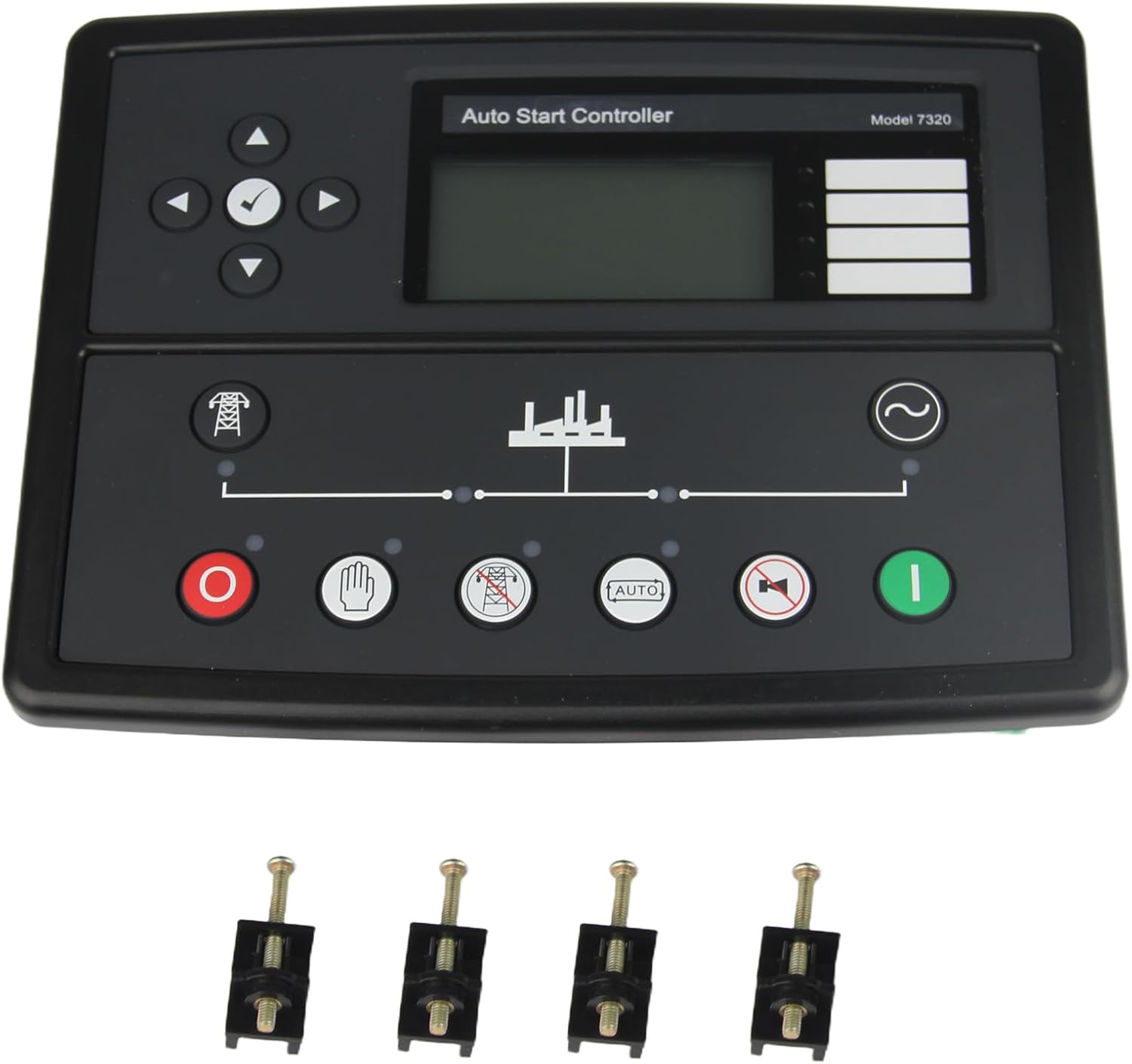 7320 Generator Control Panel Genset Auto Start Electronics Controller Compatible with Deep Sea DSE7320 MKII Auto Mains Failure Control Module