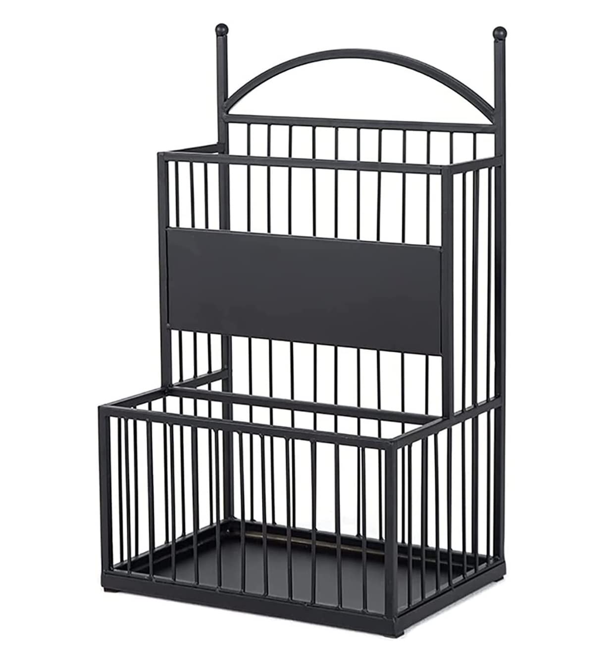 BHFPFZA Metal Umb Stand 2Tier Design Freestanding Large Capacity Umb Holder for Home & Office Entryway Stylishfor Umbs & SpaceSaving