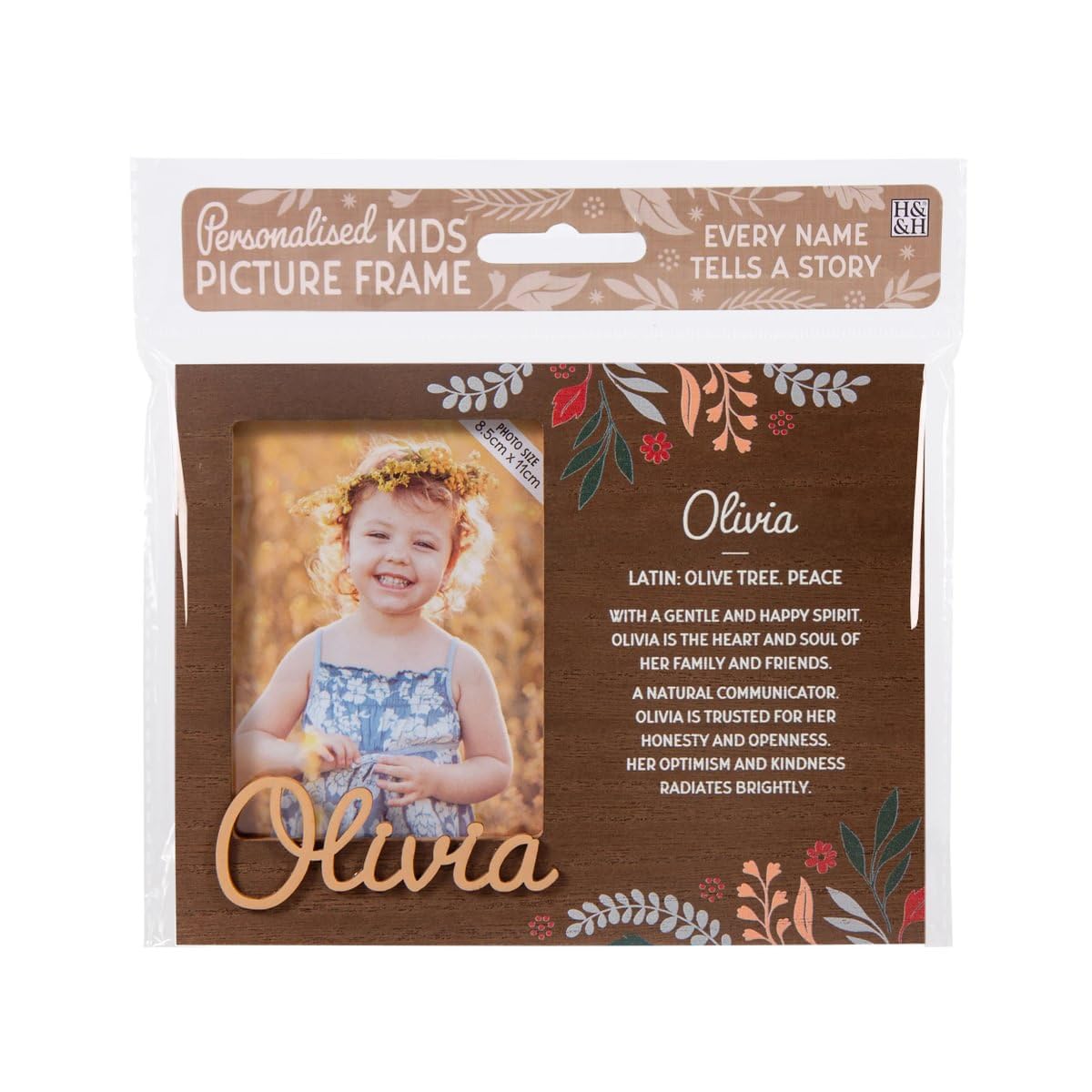 Personalised picture frames (Olivia)