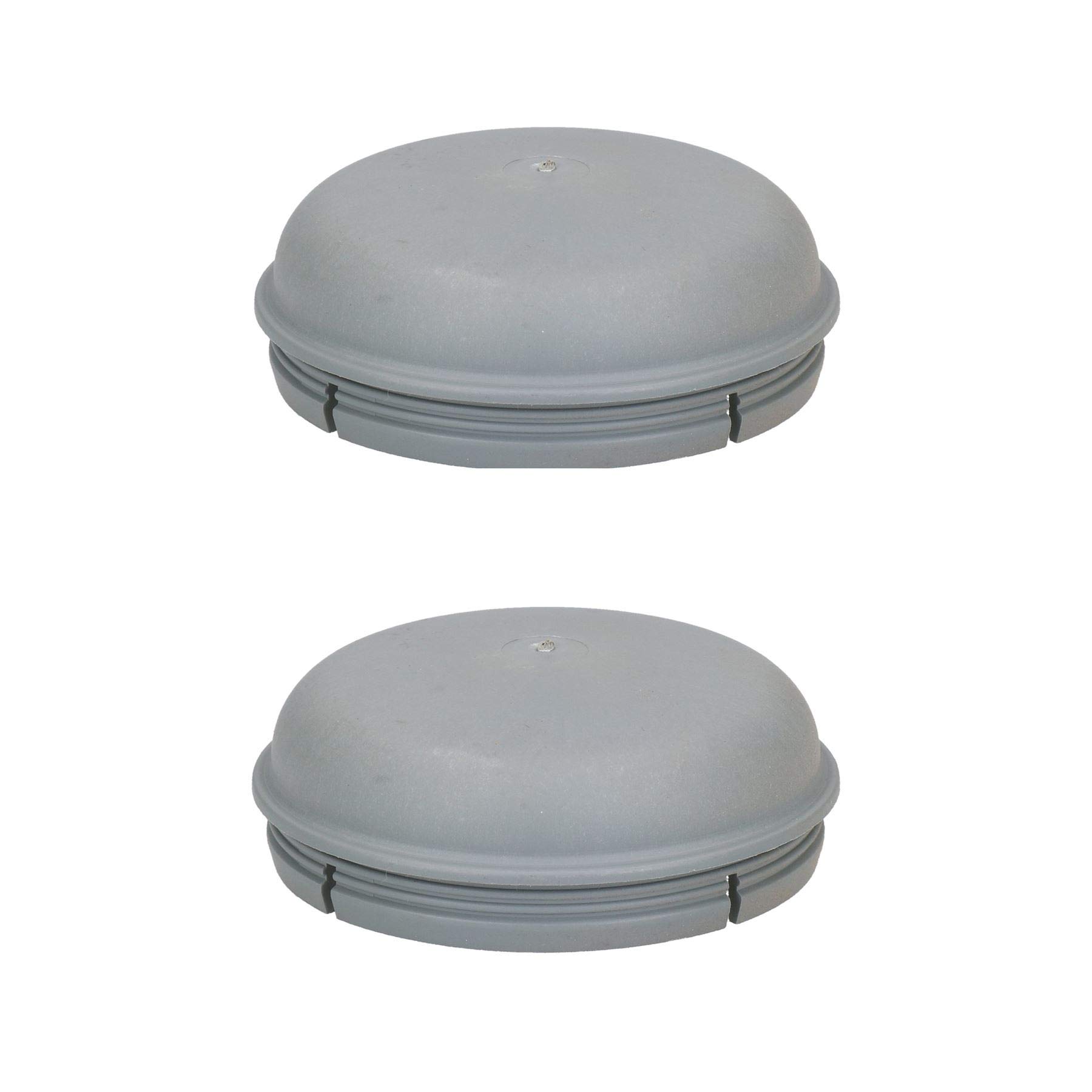AB Tools 2 Pack Replacement 76mm Dust Hub Cap Cover for IFOR WILLIAMS Trailer Drum