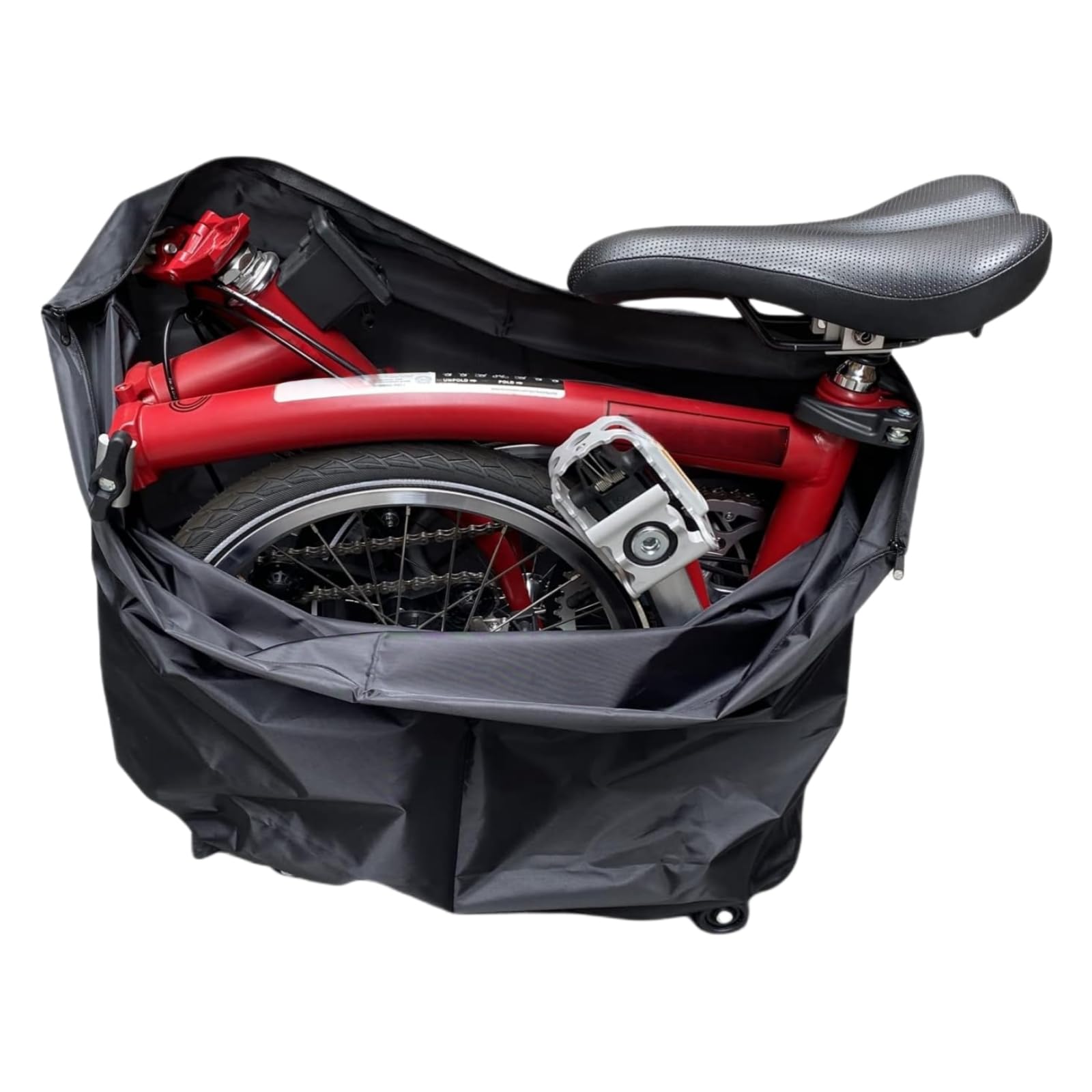 Borsa pieghevole impermeabile per bici Bromp ton | Deposito di viaggio della bicicletta, borsa della chiusura lampo, copertura di trasporto, aereo aereo treno auto