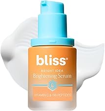 [55% off] Bliss Vitamin C + Tri-Peptide Bright Idea Serum – 15% Brightening + Barrier Boost Complex for Radiant, Firm Skin – Anti-Aging Face Serum Boosts Collagen & Elasticity - 1 fl oz