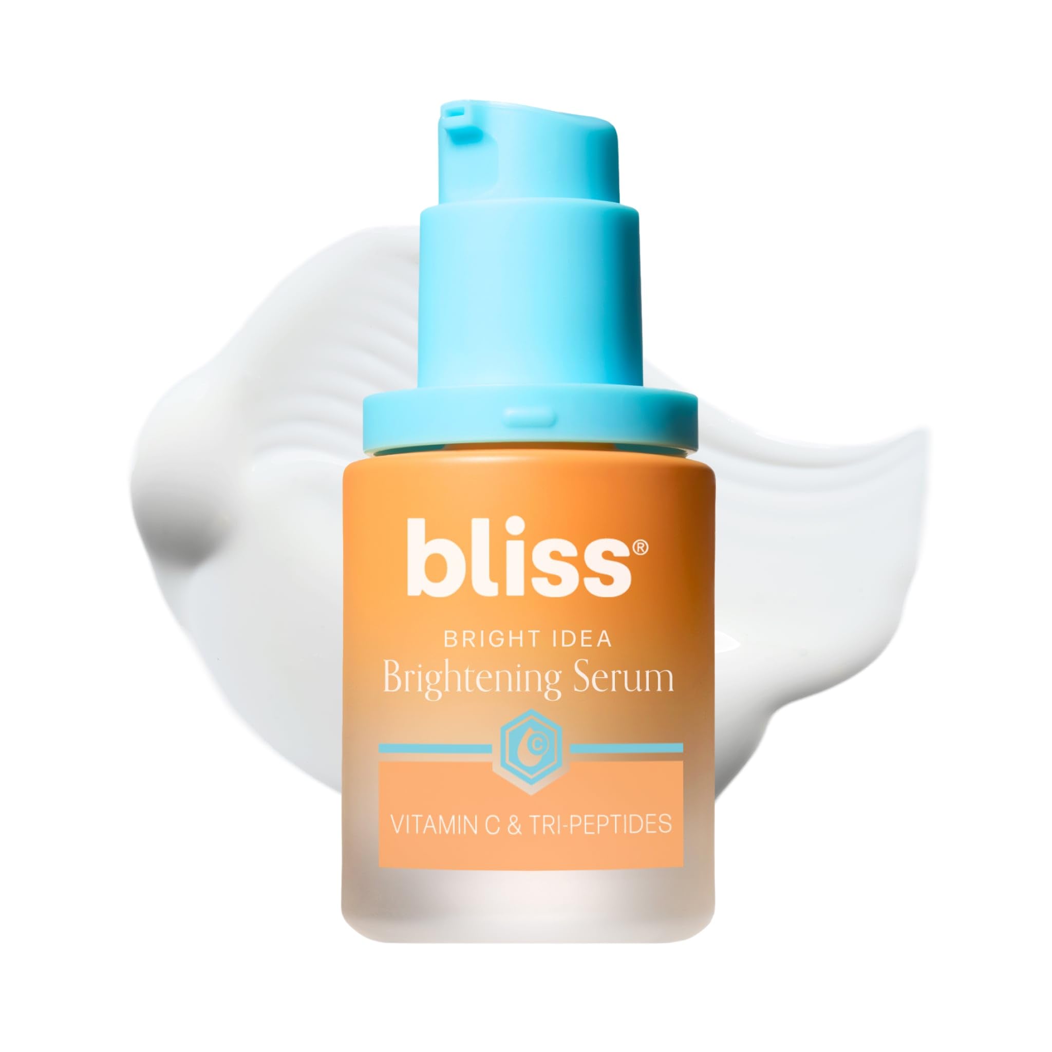 Bliss Vitamin C + Tri-Peptide Bright Idea Serum – 15% Brightening + Barrier Boost Complex for Radiant, Firm Skin – Anti-Aging Face Serum Boosts Collagen & Elasticity