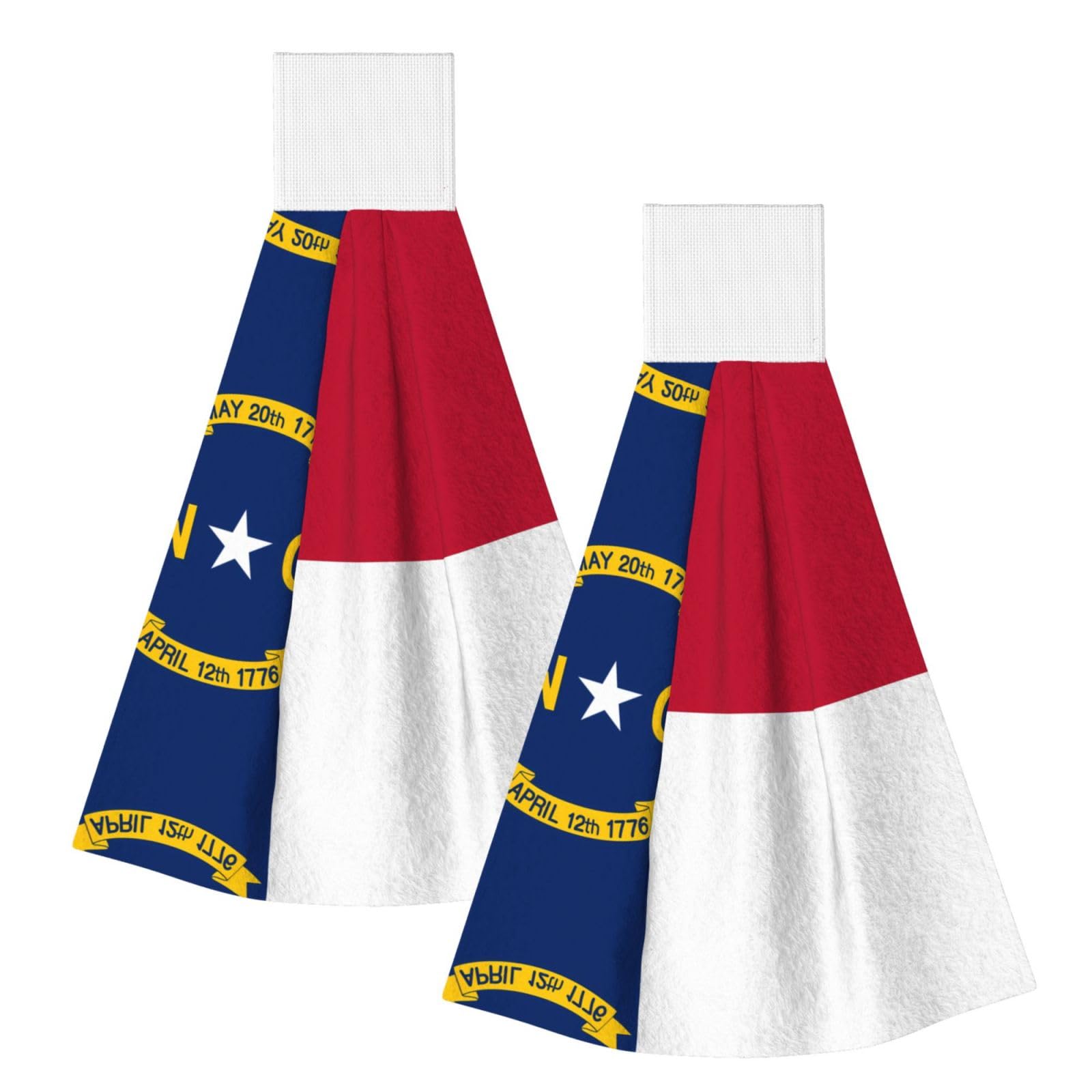 North Dakota Flag Highly Absorbent Dish Towels Soft Coral Fleece Wipe