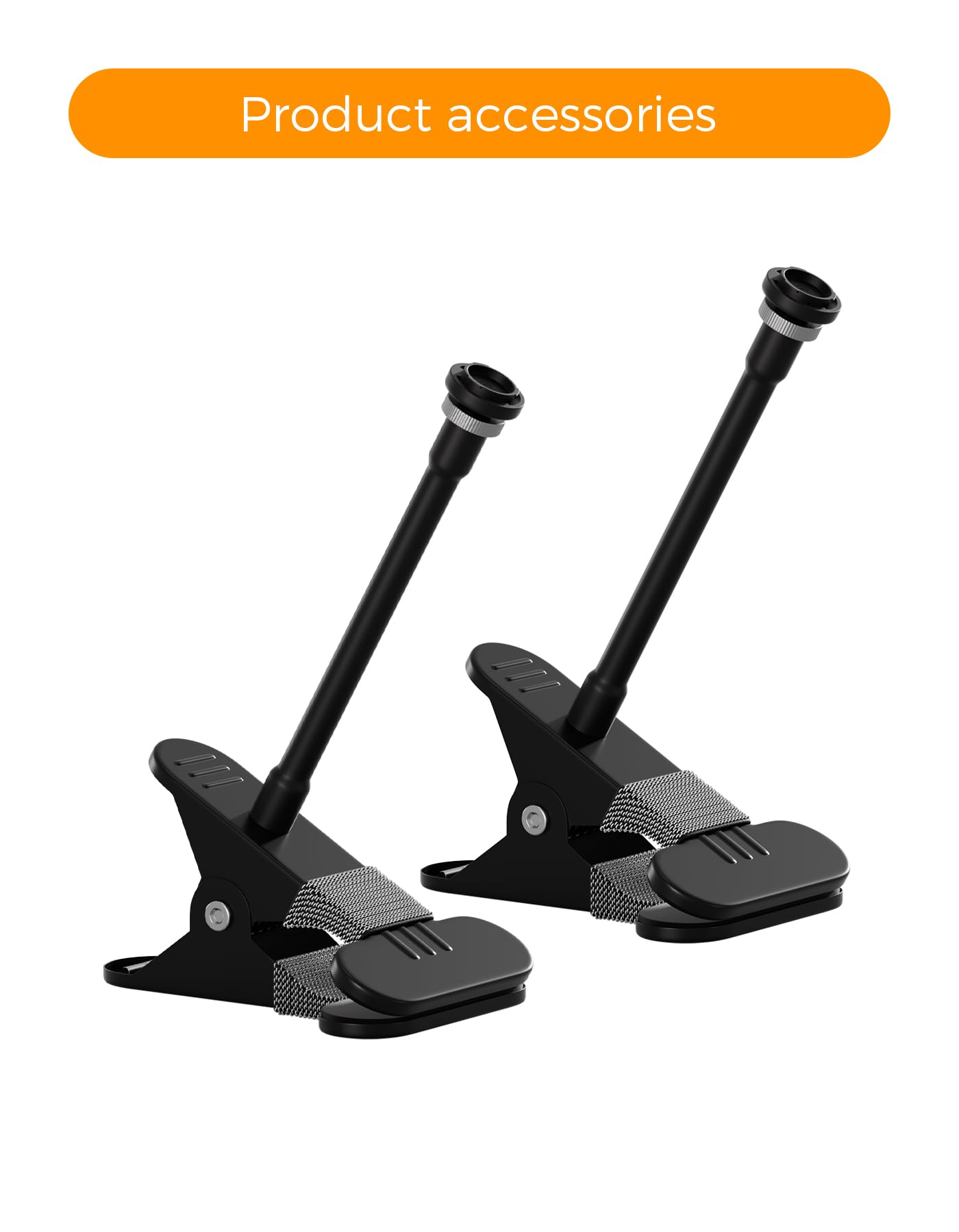 Elastyczny klips do montażu na zacisk do Blink XT/XT2, Blink Mini, Blink Outdoor 4 and Blink All-New Flash, do użytku na zewnątrz/wewnątrz (2 sztuki)