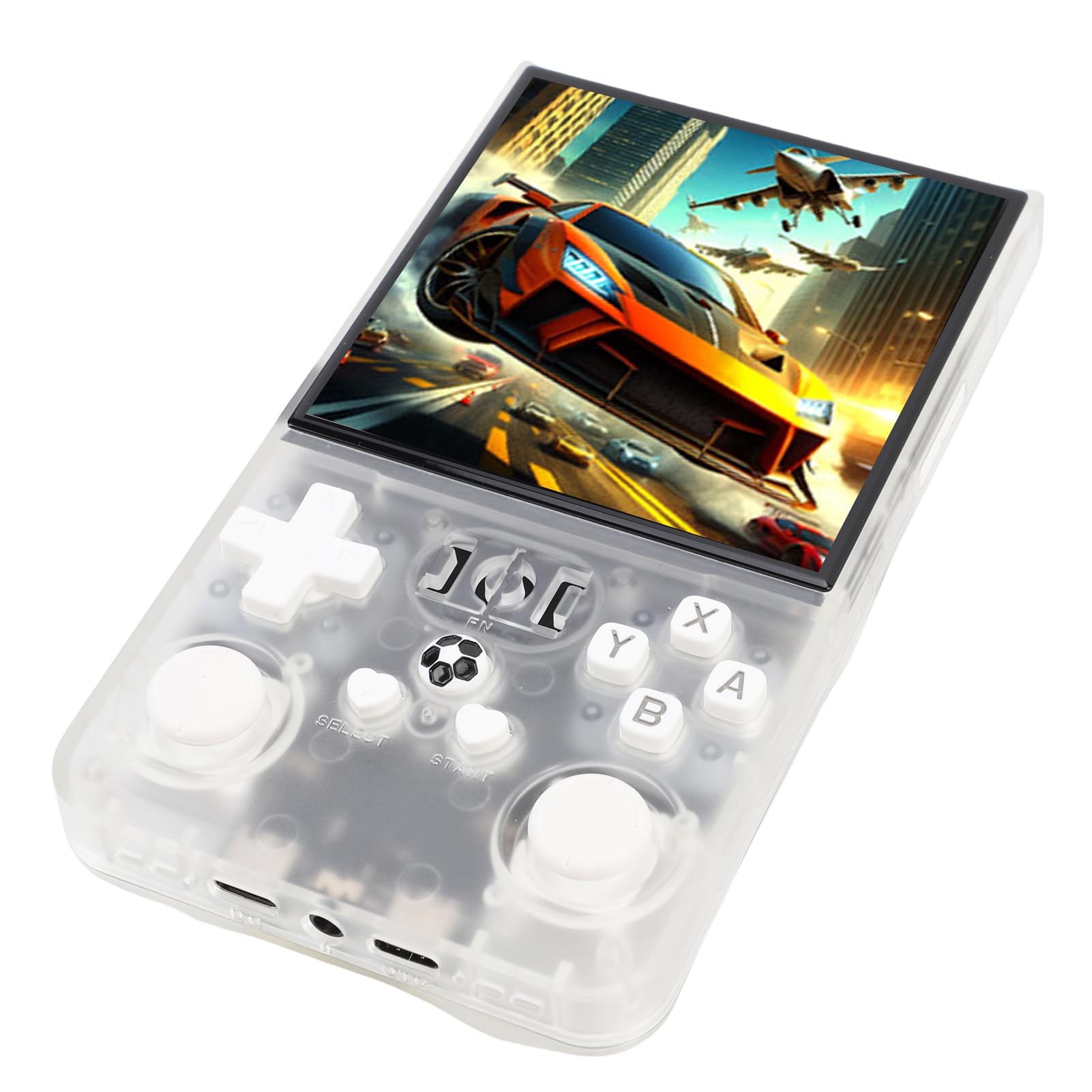 Fabater Console di Gioco Portatile Open Source con Schermo Ad Alta Definizione e Oltre 60 Emulatori per Appassionati di Giochi retrò, Lettore di Videogiochi Portatile (Trasparente #12)