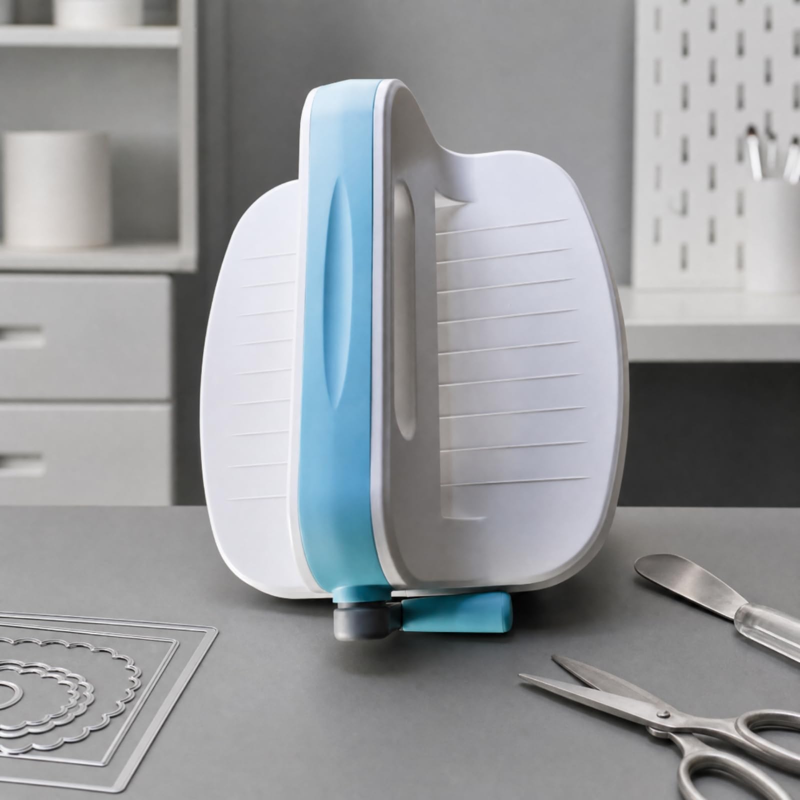 Machine Décpe Gaufrage Papier à Manivelle Compacte pr Amateurs Loisirs Créatifs, Projs Bricolage DIY, Activités En,