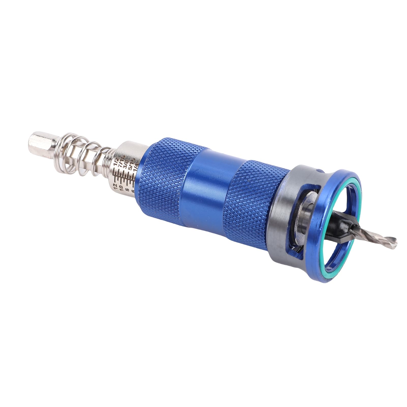 Topiky Juego de Brocas para Avellanador para Carpintería, Tope de Profundidad Ajustable Semiautomático, Orificio para Tornillo Piloto de 82 Grados, Brocas HSS M2 con Caja de Almacenamiento para
