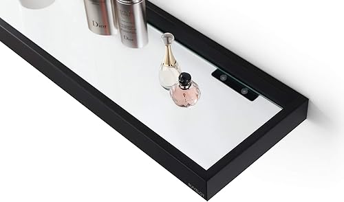 Miniatura 3 de Estante de baño, estantes de vidrio, estante de baño de vidrio grande de 20.47 pulgadas, estante de vidrio templado extra grueso de 0.315 in,