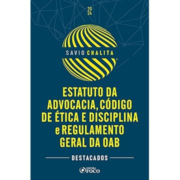 Capa do livro Estatuto da Advocacia, Código de Ética e Disciplina e Regulamento Geral da OAB - 1ª ED - 2024