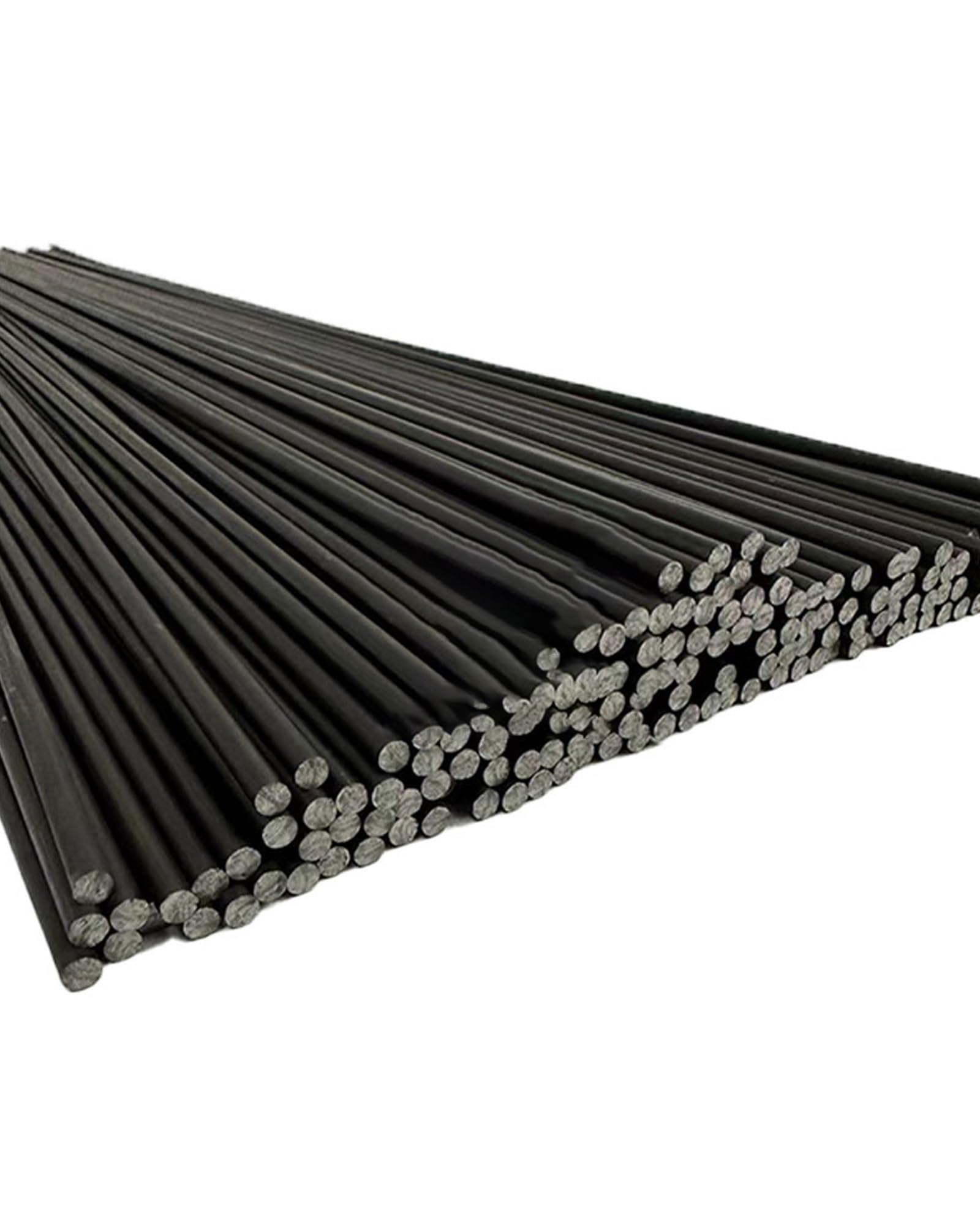 Alambre de Acero Inoxidable para muelles, 10 alambres de Acero de Resorte Negro de 500 mm, elásticos.