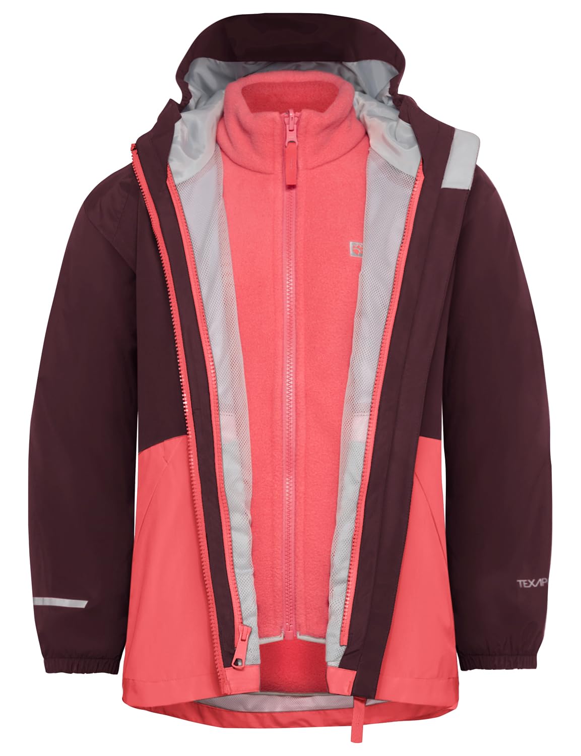 Jack Wolfskin Mädchen Iceland 3in1 Jacket