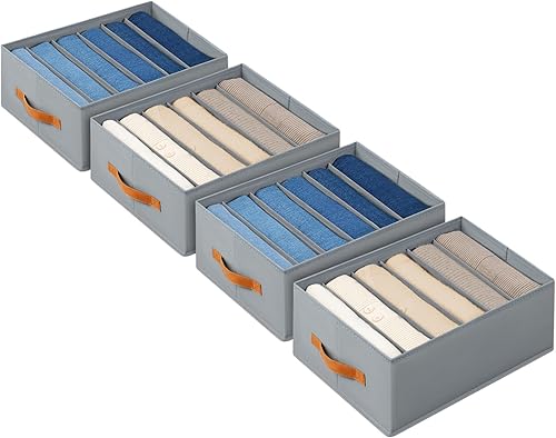 Miniatura 29 de Organizadores de armario y almacenamiento Homsorout - Juego de 8 contenedores de almacenamiento con cestas para organización Organizador de armario