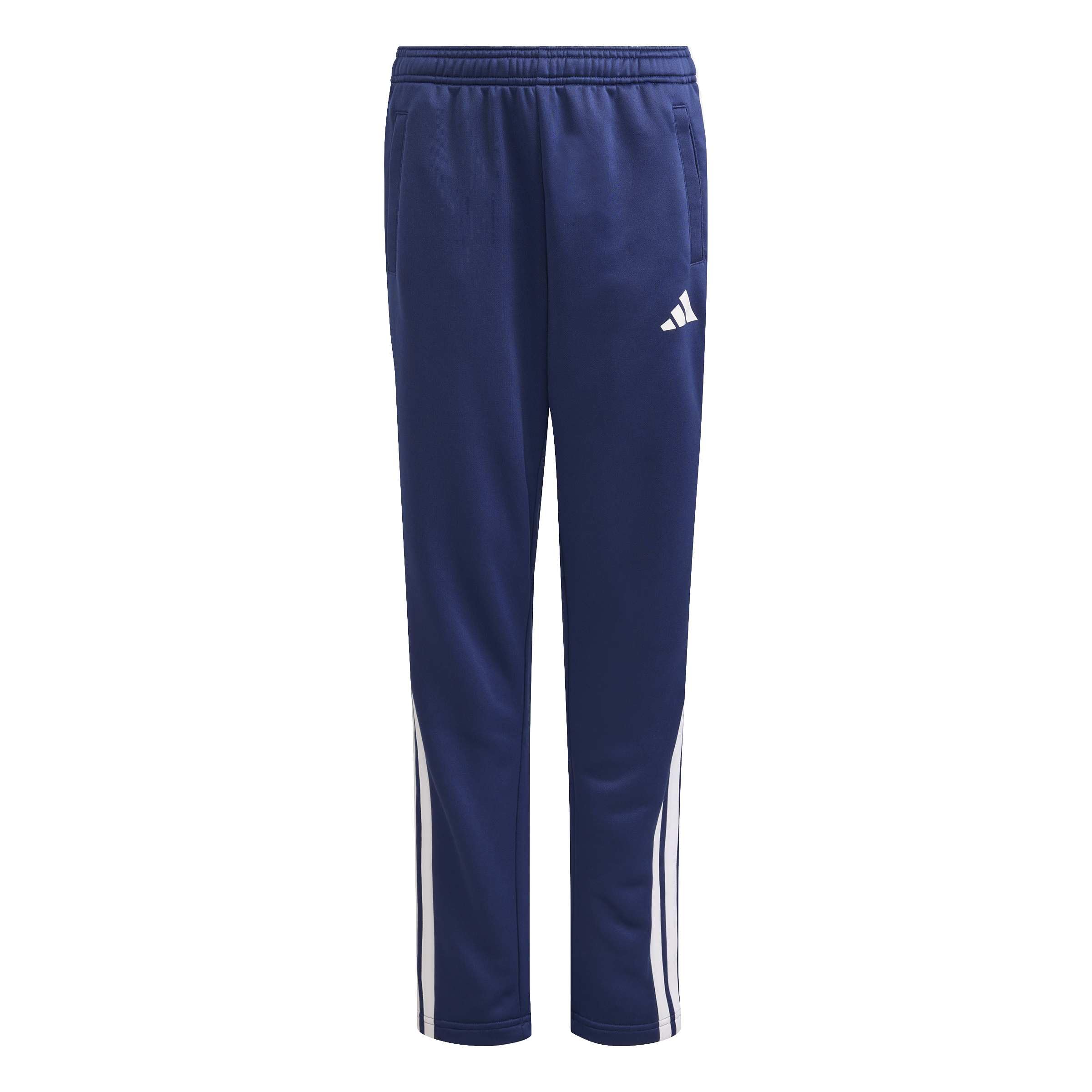 adidas Unisex Kids Unisex 3-Stripes Pant, Dark Blue/White, 7-8 Years