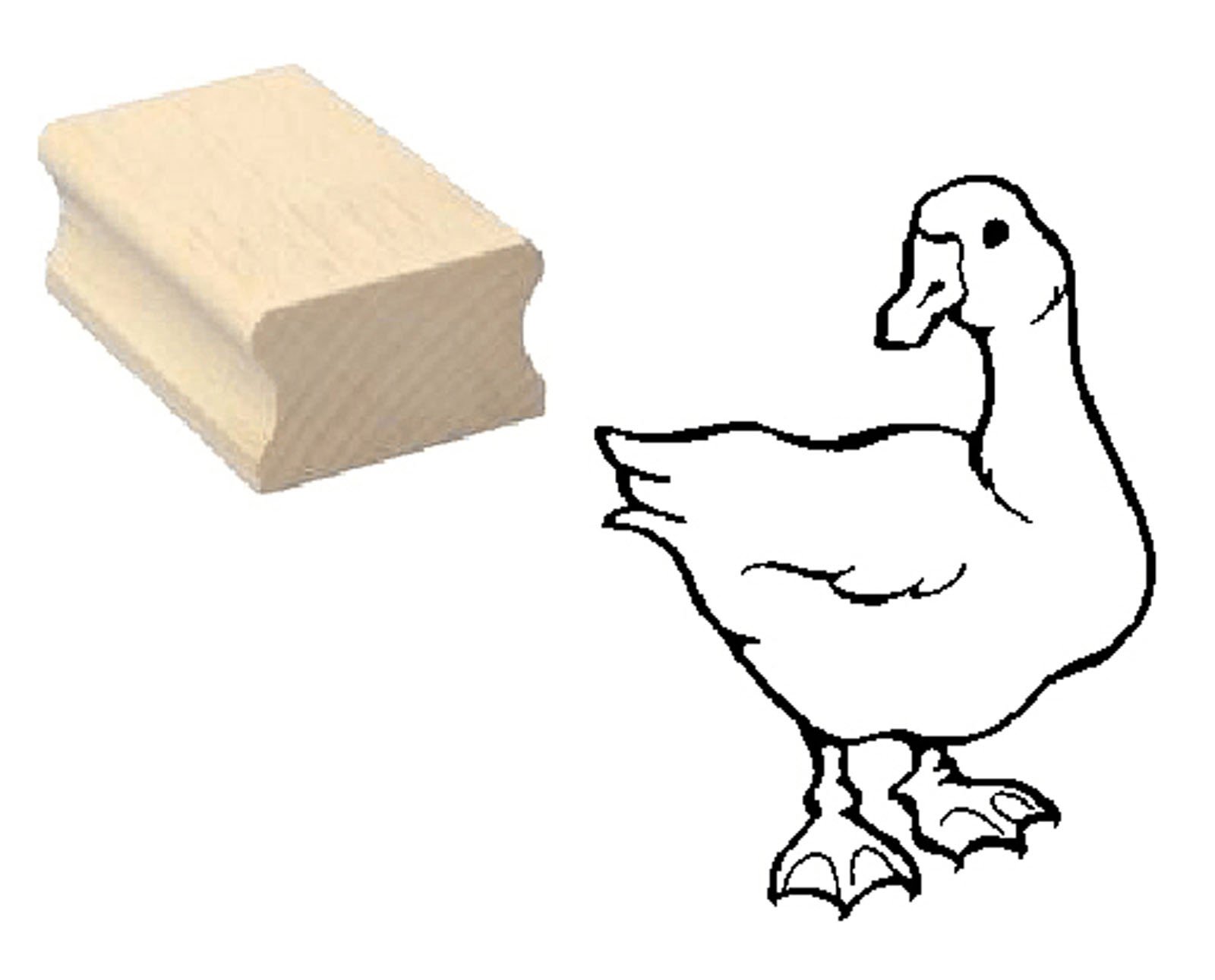 Stamp Goose Motif