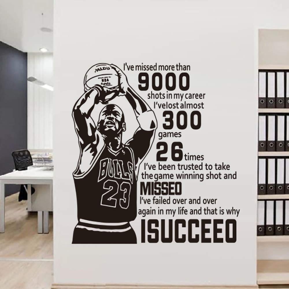 Jerry Rice Quote Vinyl Wall Decal: Inspirational Sports Decor