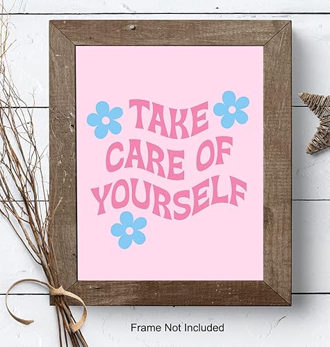 Miniatura 8 de Self-care Wall Art & Decor - Yellowbird Art & Design Self-love Poster - Pink Preppy Family Wall Artwork - Contemporary Aesthetic Indie Inspiration