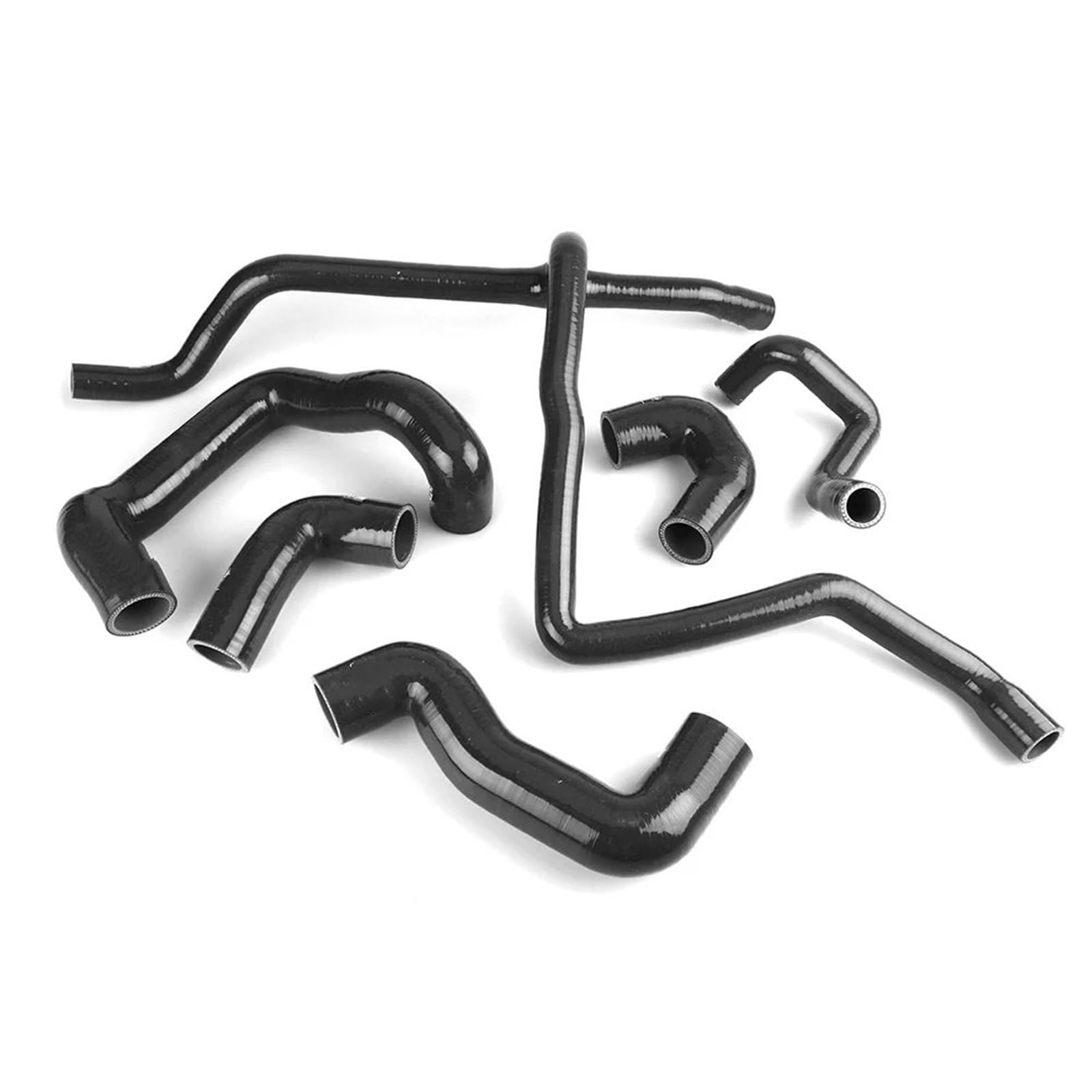 Compatible con Bmw E30 M20 325 325i 6 cilindros (1988-1993). Juego de mangueras silicona para intercooler, turbo y radiador (azul, rojo negro) Manguito Turbo(Blue)