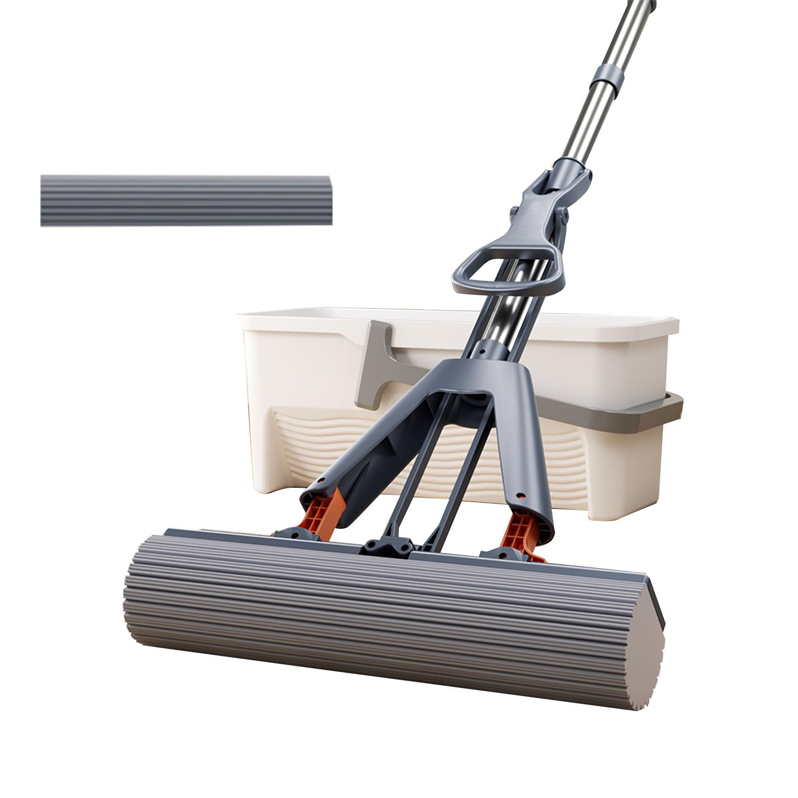 Têtes de balai éponge très absorbantes de 28 cm, nettoyage humide et sec, serpillère polyvalente pour un nettoyage efficace du sol, idéale pour un usage domestique et commercial