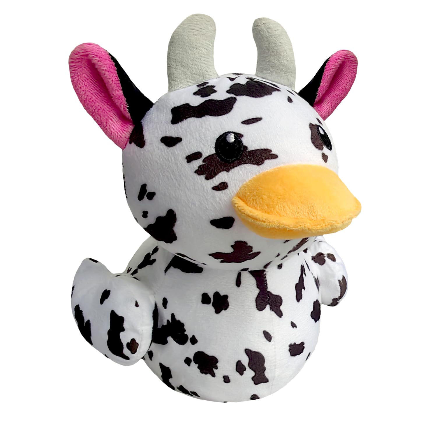 New Cow Duck Plush, Cow Duck Stuffed Toy Doll, Stuffed Animal Plush Soft Cotton Stuffed Plush Doll Toy Gift for Boys and Girls (A)