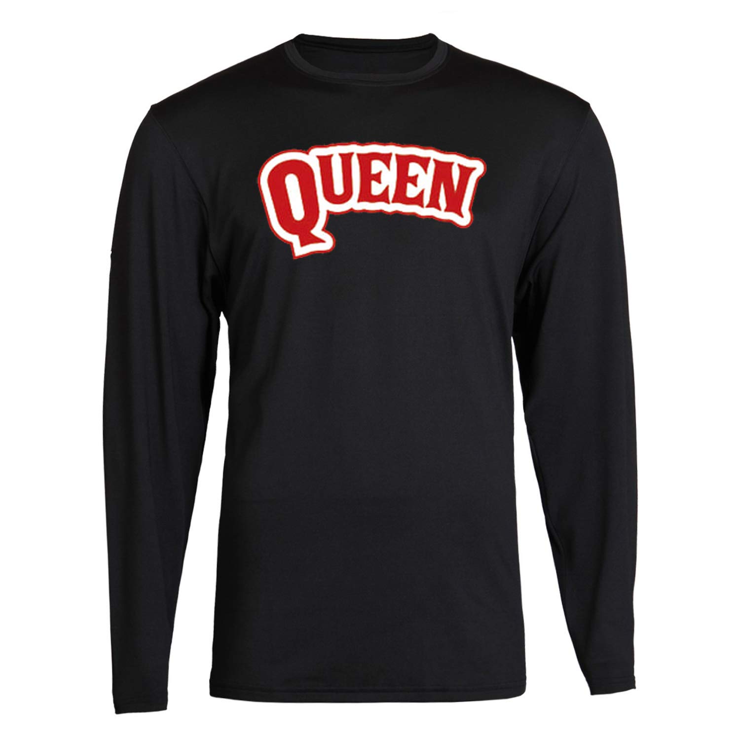 Queen Tee/King and Queen Couple Tee/King Queen Couple Matching S - 2XL T-Shirt TeeLong Sleeve Tee (M, Queen) Black