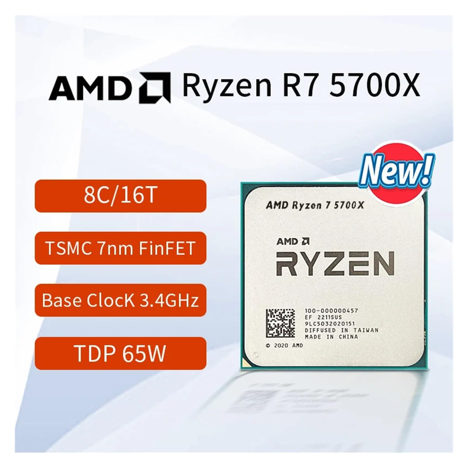CPU Ryzen7 5700X Amazon.in: Buy AMD Ryzen 7 5700 Desktop Processor 8 cores 16