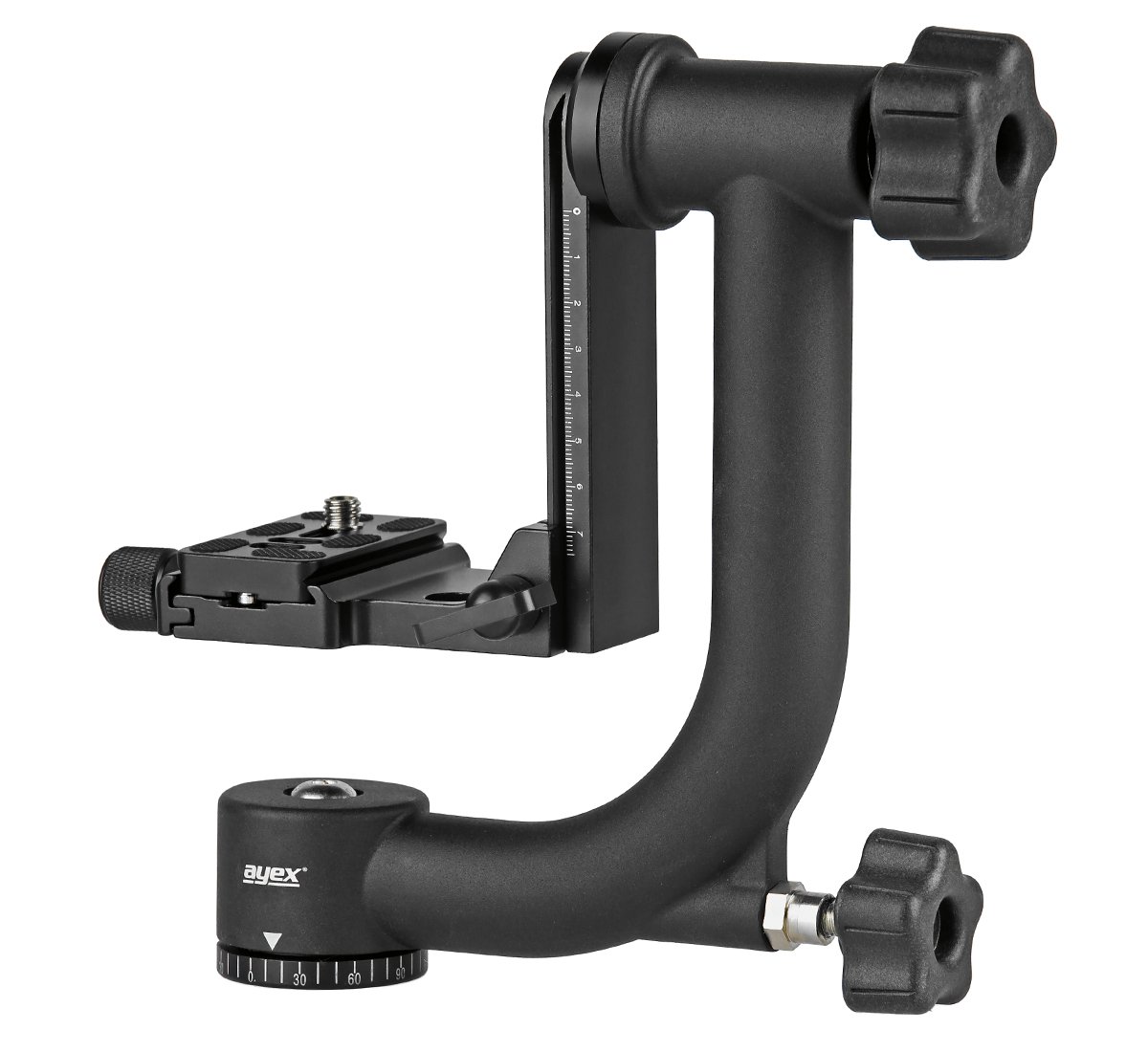 ayex Gimbal Tripod Head, głowica statywu do telefonotografii, zdjęć sportowych i przyrodniczych