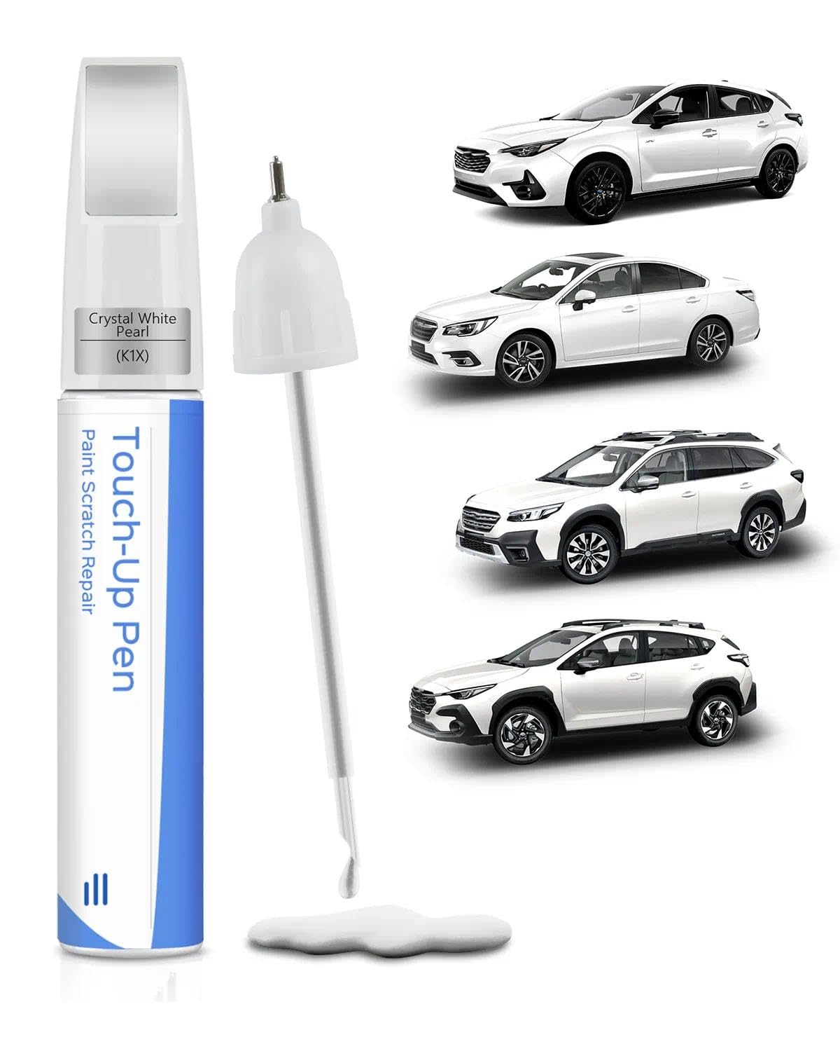 Amazon.co.jp: スバル（SUBARU）対応 K1X クリスタルホワイトパール