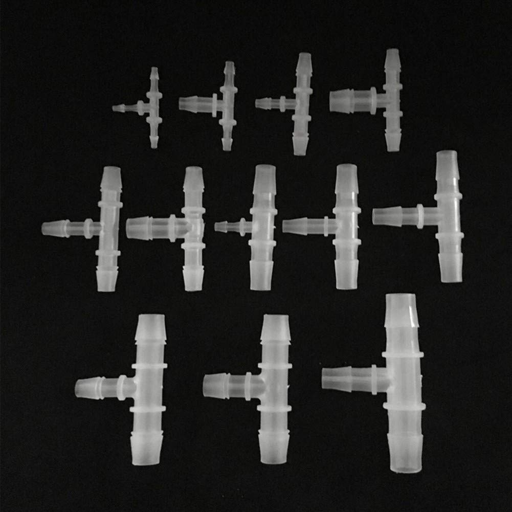 Raccord Té à Trois Voies Plastique Diamètre Variable 14-10-14mm - Connecteur Tuyau