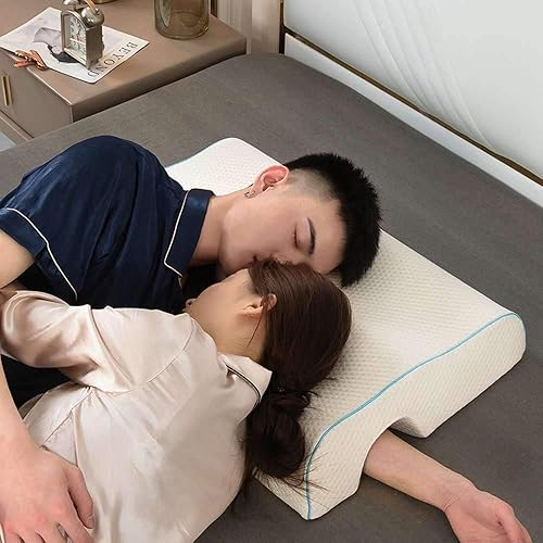 Miniatura 7 de Star Screen Almohada para parejas, almohada arqueada con espuma viscoelástica de rebote lento para reposabrazos, almohada de mano antipresión para