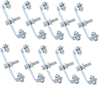 Toyvian 10sets Bike Rack Conversion Kit u Shape Rear Frame Adapter Easy Assembly for Enhanced Cargo Carrying