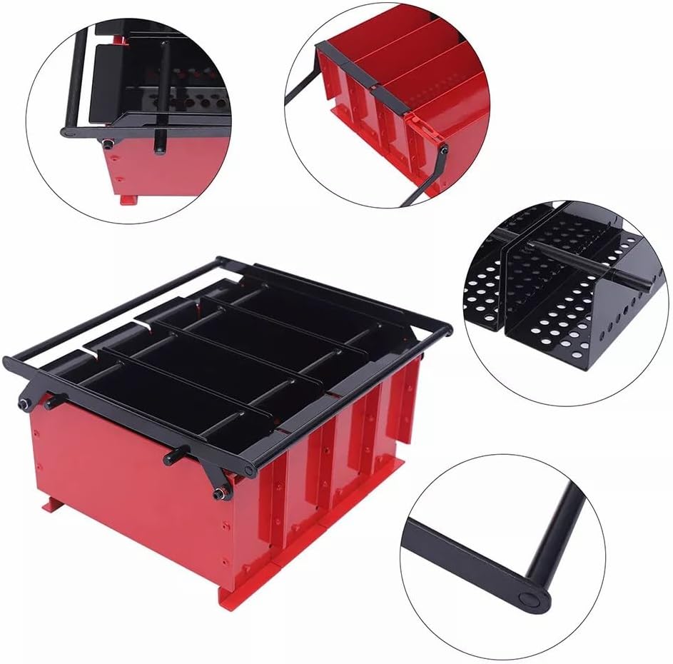 Paper Log Briquette Maker Manual Paper-Press Machine Fire Brick Presser Heavy Duty Log Briquette Press Maker for Home Garden Newspaper Stove Fireplace Tool