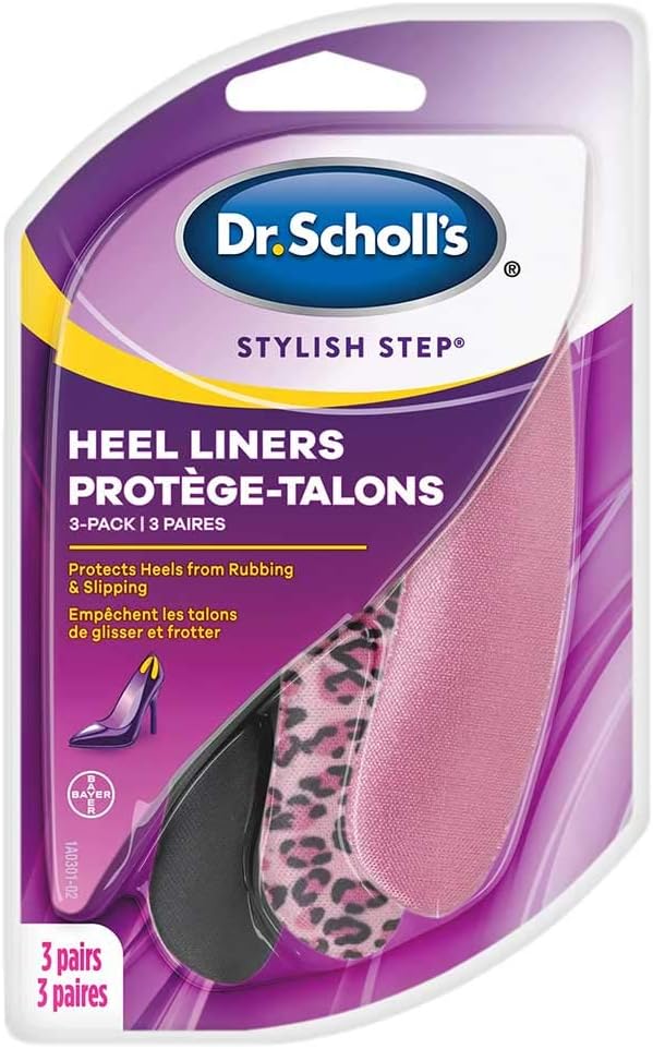 Dr. Scholl's HEEL LINERS VARIETY PACK (3 Pairs) // Helps Prevent Shoe Rubbing at