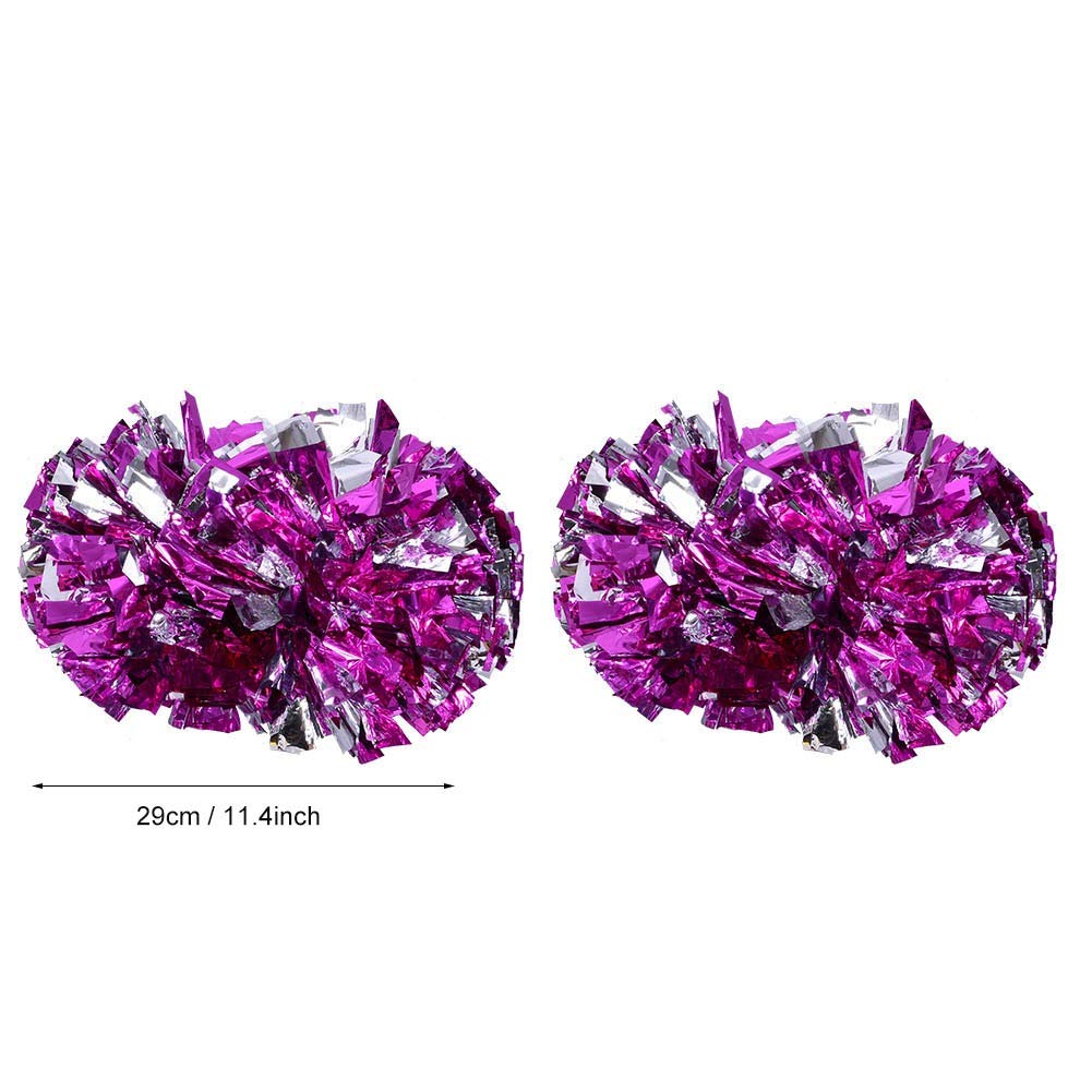 VIFER Pom Poms Cheerleader Aerobica Pompon per Dance Party School Sport Competition 1 Coppia