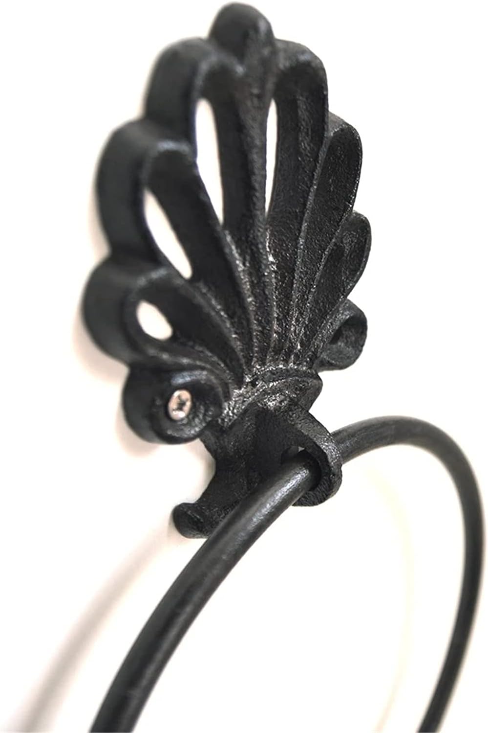 Towel Ring Retro Heavy Metal Unique Antique Bathroom Decoration Hook for Bath, Kitchen, Hotel