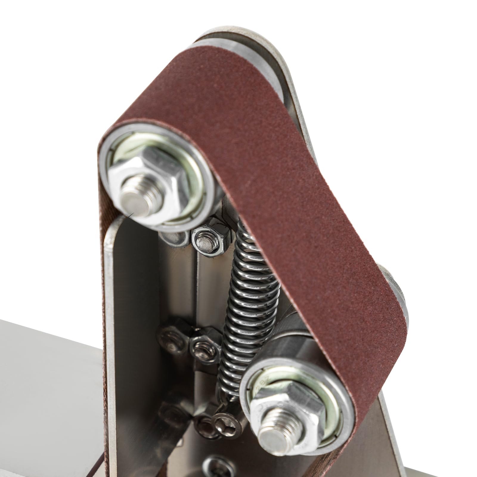 Mini levigatrice a nastro, levigatrice elettrica da tavolo a 7 marce, lucidatrice fai da te, 4000 – 9000 giri/min, levigatrice a nastro per metallo e legno