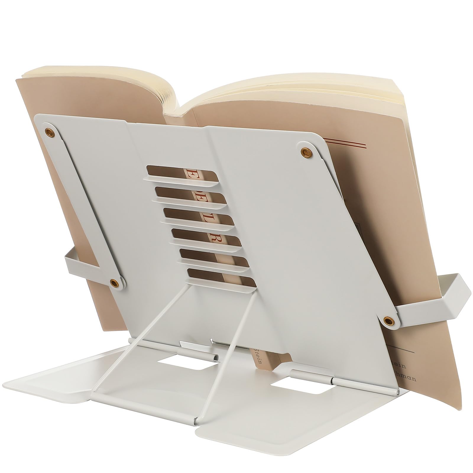 Support de Lecture Réglable pour Table Compact et Pliable Accessoire Polyvalent pour Tablettes et Manuels Support Portable et Gain de Place