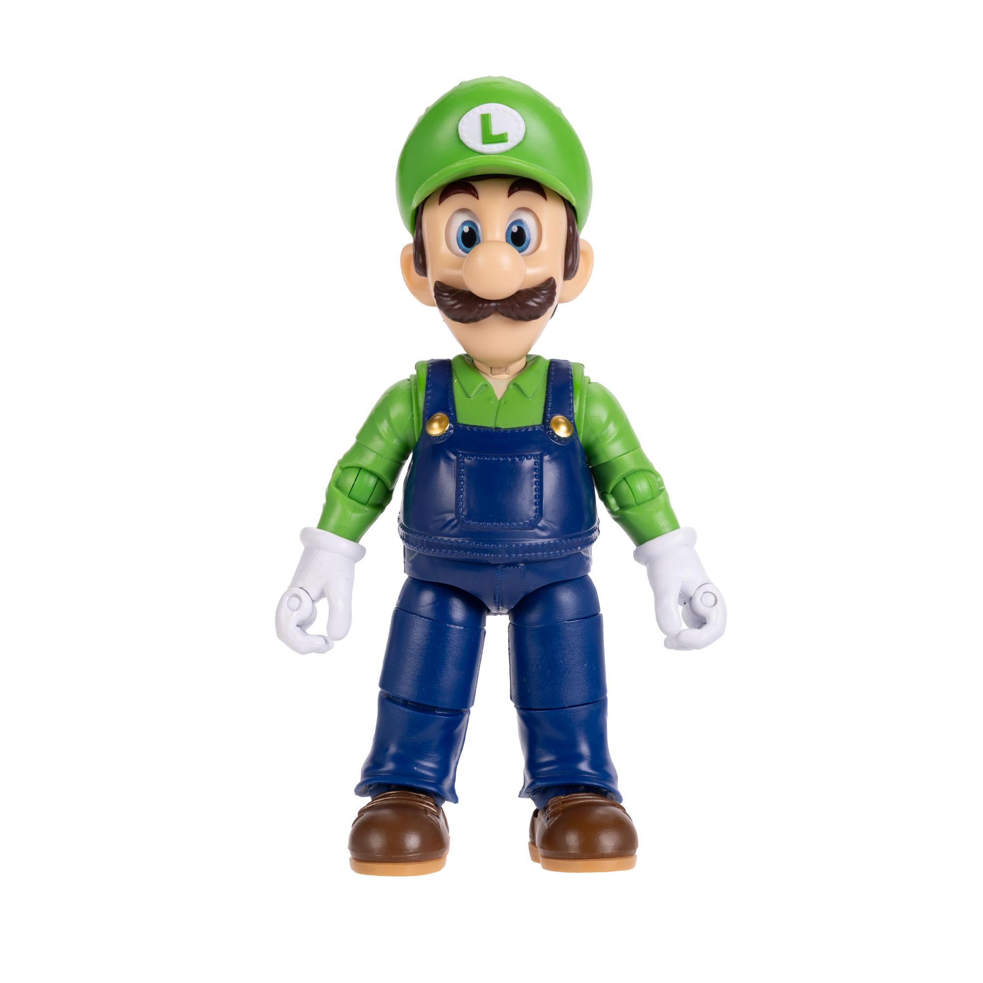 Zestaw figurek akcji Super Mario Galaxy Movie 12,7 cm, oficjalna licencja Jakks Pacific, zawiera figurki Mario, Luigiego, Yoshiego i ekskluzywne figurki Wonder Bowser Jr., przegubowa konstrukcja, 3+