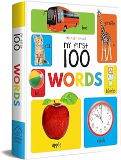 My First 100 Words: Padded Board Book for Kids | Learn First Words with Bright Pictures from Everyday Life – Animals, Foo...