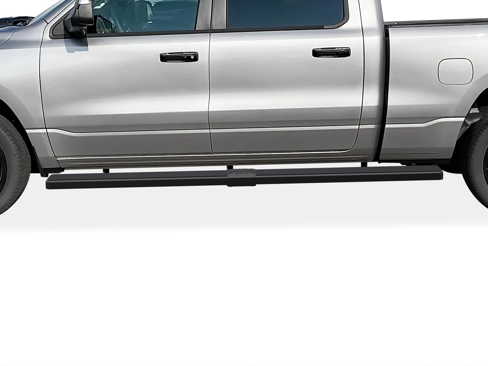 APS Wheel to Wheel Running Boards 6-inch Compatible with Ram 1500 2019-2025 Crew Cab 6.5ft Bed (Exclude 19-24 Ram 1500 Classic) Stainless Steel (Nerf Bars Side Steps Side Bars)