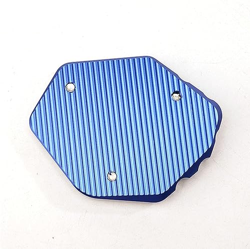 Vista 5 de Soporte de pie lateral de pie de soporte de extensión placa de soporte ampliar para Yamaha MT-09 Tracer MT09 FZ09 2015-2019 2020 motocicleta CNC Azul